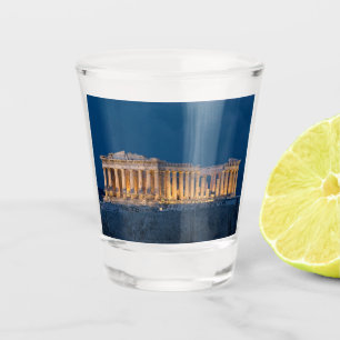 Parthenon Athens, Greece Shot Glass
