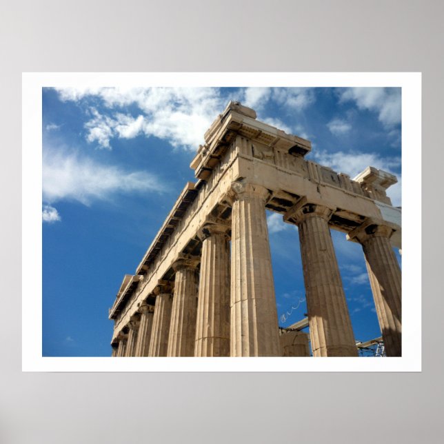 parthenon blue poster (Front)