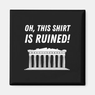 Parthenon Greece And Acropolis Of Athens Magnet