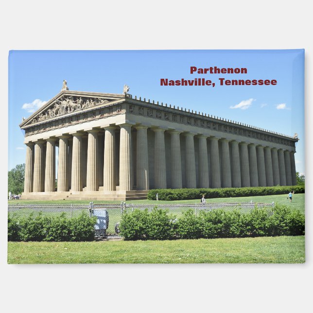 Parthenon Nashville, tennessee postcard Magnet (Front)