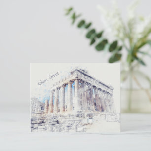 Parthenon Postcard – Ancient Athens Greece