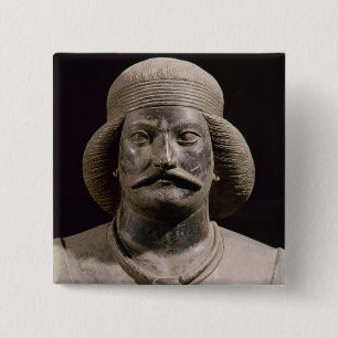 Parthian warrior, from Shami, 01st century AD 15 Cm Square Badge