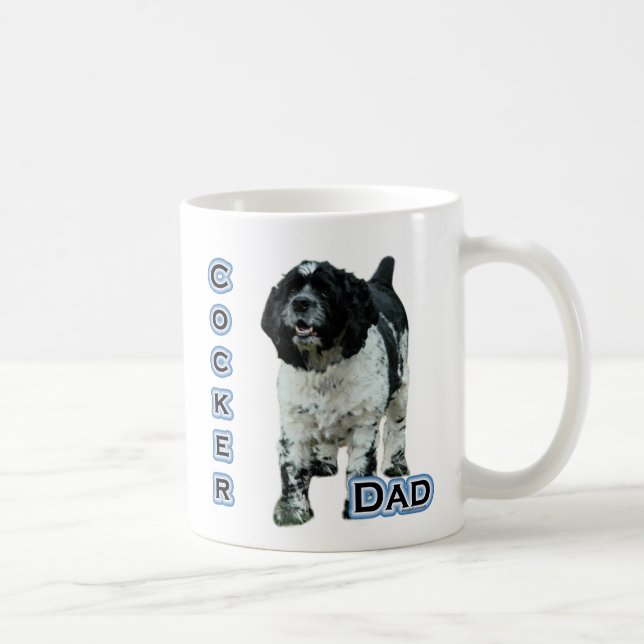 Parti Cocker Spaniel Dad 4 Coffee Mug (Right)