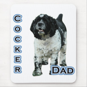 Parti Cocker Spaniel Dad 4 Mouse Pad
