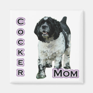 Parti Cocker Spaniel Mum; Mum of Cocker Spaniel Magnet