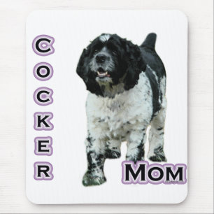 Parti Cocker Spaniel Mum; Mum of Cocker Spaniel Mouse Pad