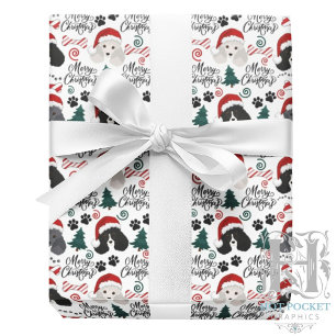Parti Poodle Christmas Wrapping Paper