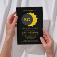 Partial Solar Eclipse 2025 50th Birthday Party