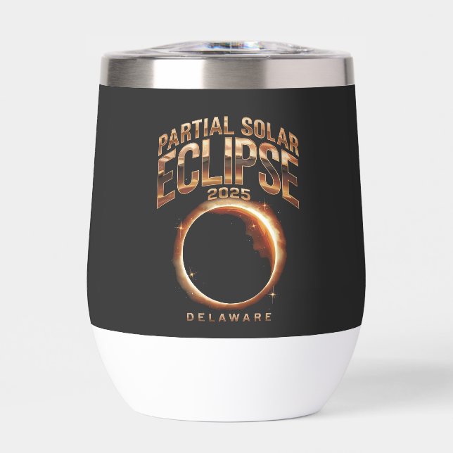 Partial Solar Eclipse 2025 Astronomy Event  (Front)