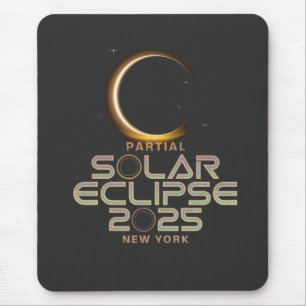 Partial Solar Eclipse 2025 Astronomy Event  Mouse Pad