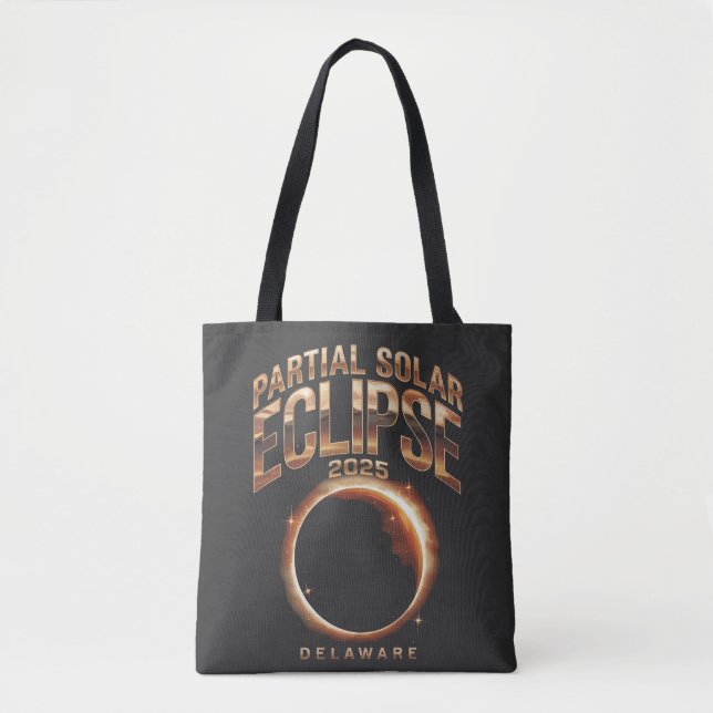 Partial Solar Eclipse 2025 Astronomy Event  Tote Bag (Front)