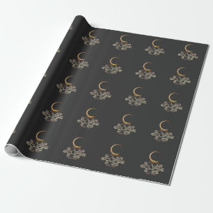 Partial Solar Eclipse 2025 Astronomy Event Wrapping Paper