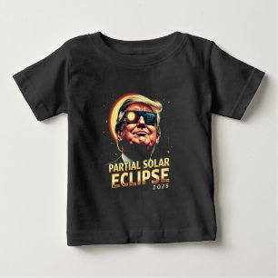Partial Solar Eclipse 2025 Trump Inuguration  Baby T-Shirt