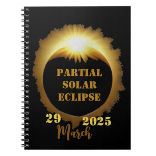 Partial Solar Eclipse Event 2025 Viewing Party Notebook