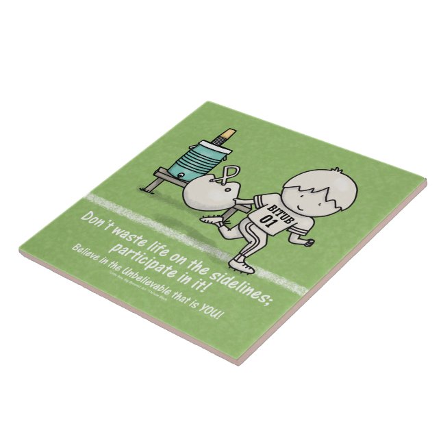 Participate in Life Ceramic Tile (Side)