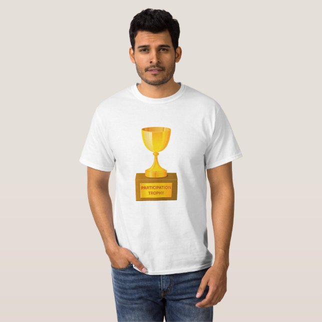 Participation Trophy print on Value T-Shirt (Front Full)