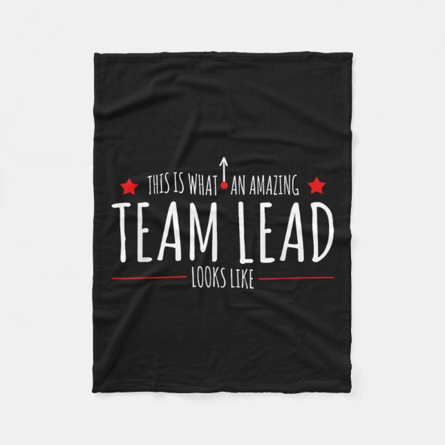Participative And Transformational Leadership Blac Fleece Blanket (Front)