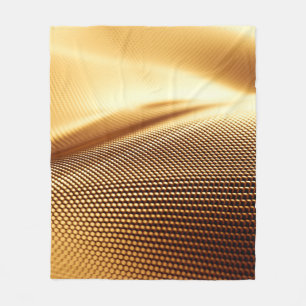 Particle drapery luxury gold background. 3d illust fleece blanket
