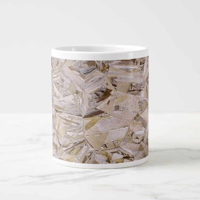 Particle OSB Construction Plywood Print Large Coffee Mug (Front)