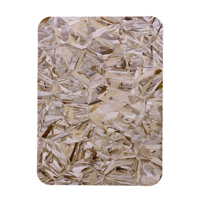 Particle OSB Construction Plywood Print Magnet (Vertical)