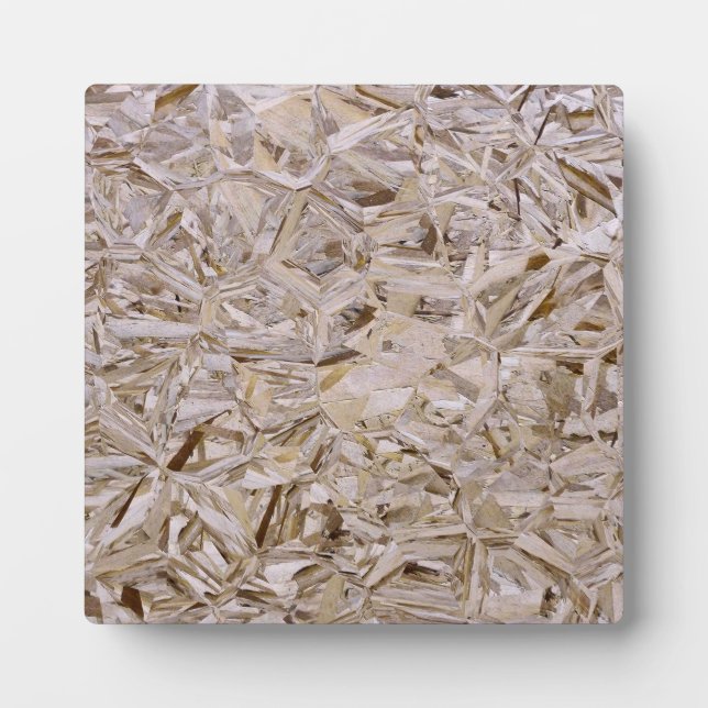 Particle OSB Construction Plywood Print Plaque (Front)