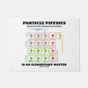 Particle Physics Is An Elementary Matter Model Doormat
