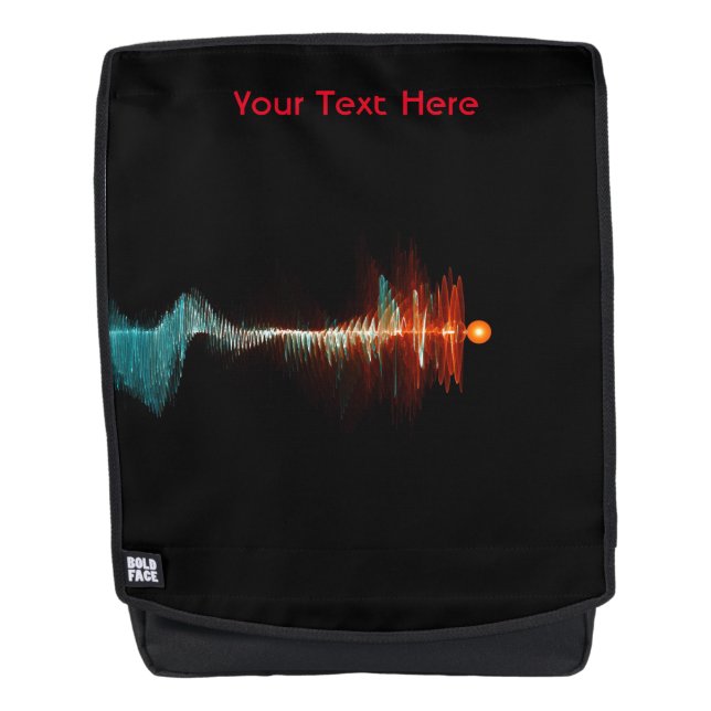 Particle-Wave Duality Backpack (Front)