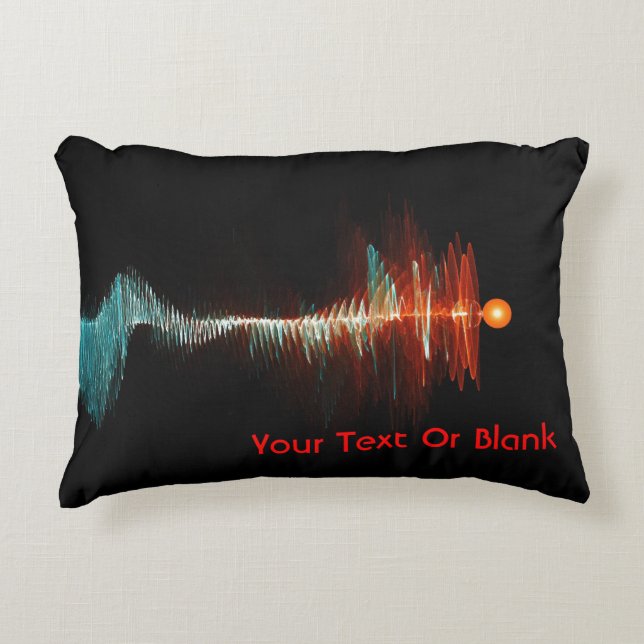 Particle-Wave Duality Decorative Cushion (Front)