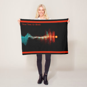 Particle-Wave Duality Fleece Blanket