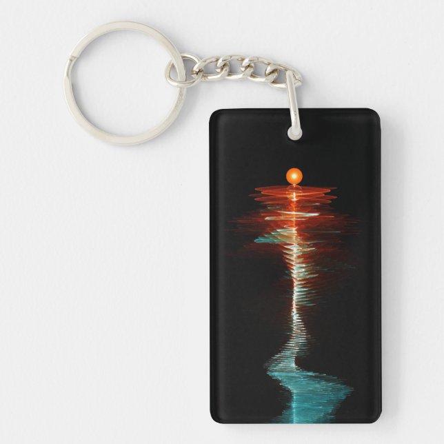 Particle-Wave Duality Key Ring (Front)