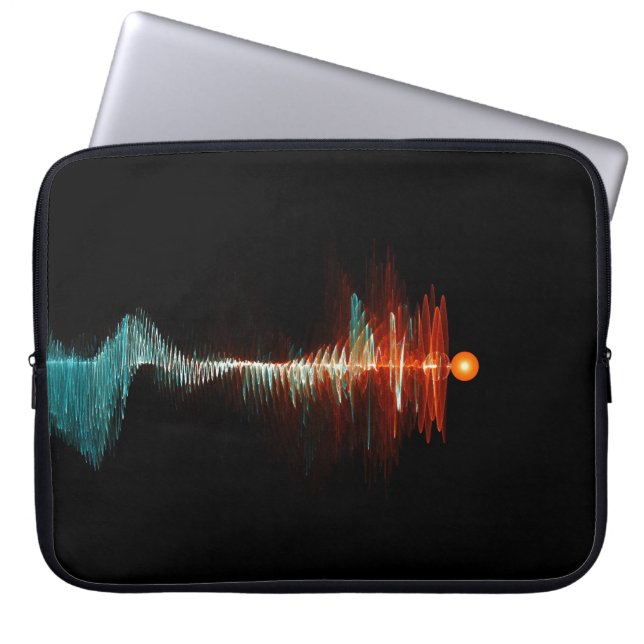 Particle-Wave Duality Laptop Sleeve (Front)
