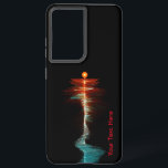 Particle-Wave Duality Samsung Galaxy Case<br><div class="desc">A blue and red fractal interpretation of the physics concept of particle-wave duality. Customise by adding your own text.</div>