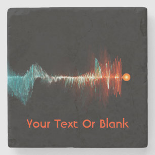 Particle-Wave Duality Stone Coaster