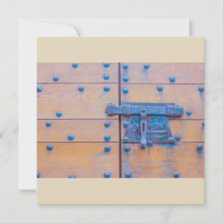 particular of the door of  castle on  INVITATION