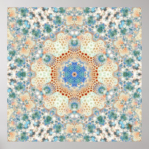 Particularised Hexagram Variation 6  Art Print