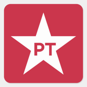 Partido dos Trabalhadores Square Sticker