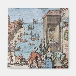 Parting of Columbus with Ferdinand and Magnet