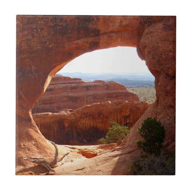 Partition Arch I at Arches National Park Ceramic Tile (Front)