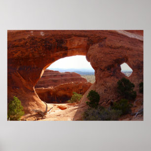 Partition Arch I at Arches National Park Poster