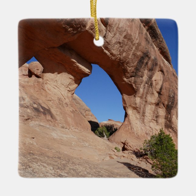 Partition Arch II at Arches National Park Ceramic Ornament (Front)
