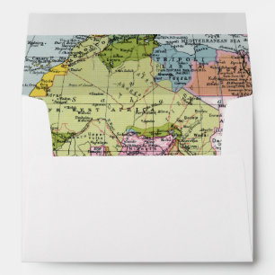 PARTITIONED AFRICA, 1914 ENVELOPE