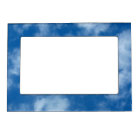 Partly Cloudy Blue Sky Magnetic Frame