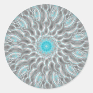 Partly Cloudy Classic Round Sticker
