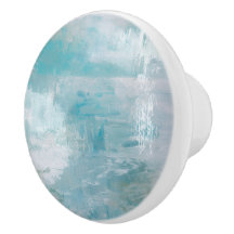 Partly Cloudy Sky Ceramic Door Knob