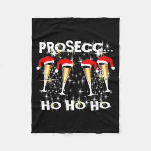 Partner Fun Outfit Nikolaus Xmas Ugly Santa Prosec Fleece Blanket