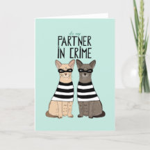 Partner In Crime Love Card