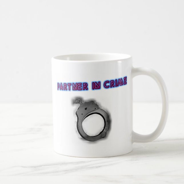 Partner In Crime Right Handcuff Coffee Mug (Right)