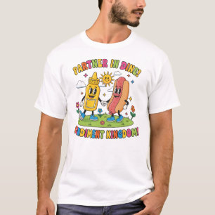 Partner in Dine – Hot Dog & Mustard Tee