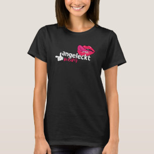 Partner look couple mouth with tongue saying Angel T-Shirt