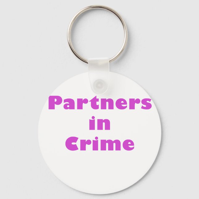 Partners in Crime Key Ring (Front)